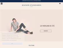 Tablet Screenshot of maisonstandards.com